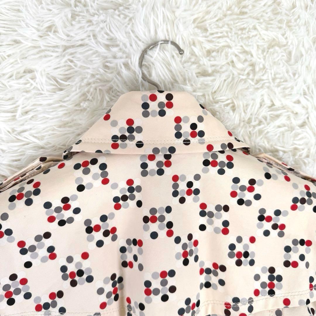 希少✨ バーバリーブルーレーベル トレンチコート 水玉模様 ベージュ