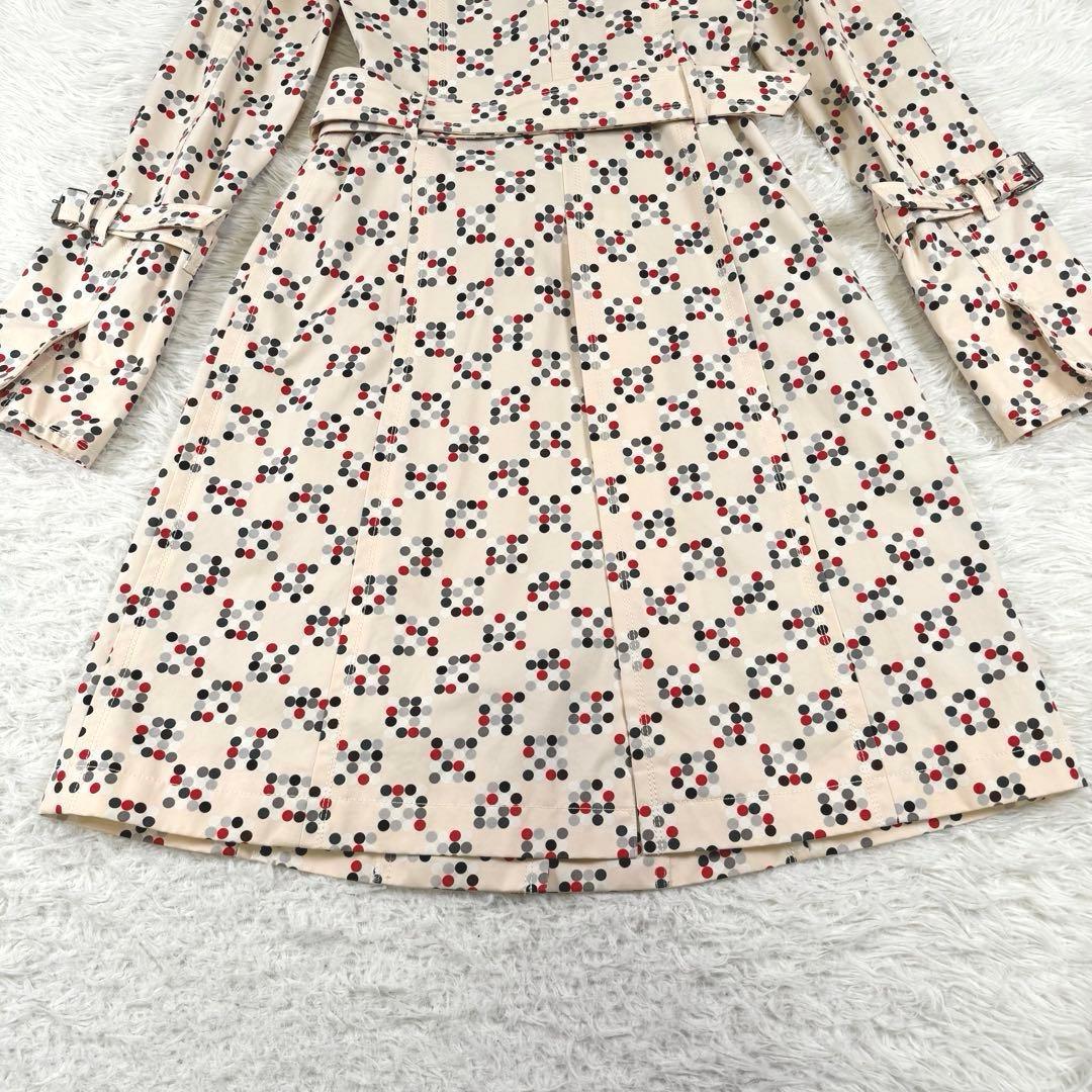 希少✨ バーバリーブルーレーベル トレンチコート 水玉模様 ベージュ