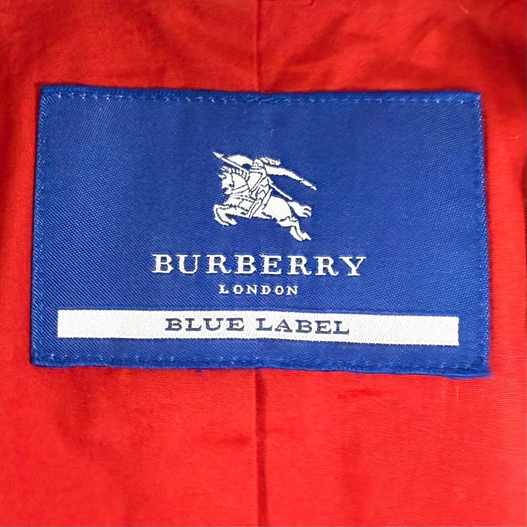 希少✨ バーバリーブルーレーベル トレンチコート 水玉模様 ベージュ