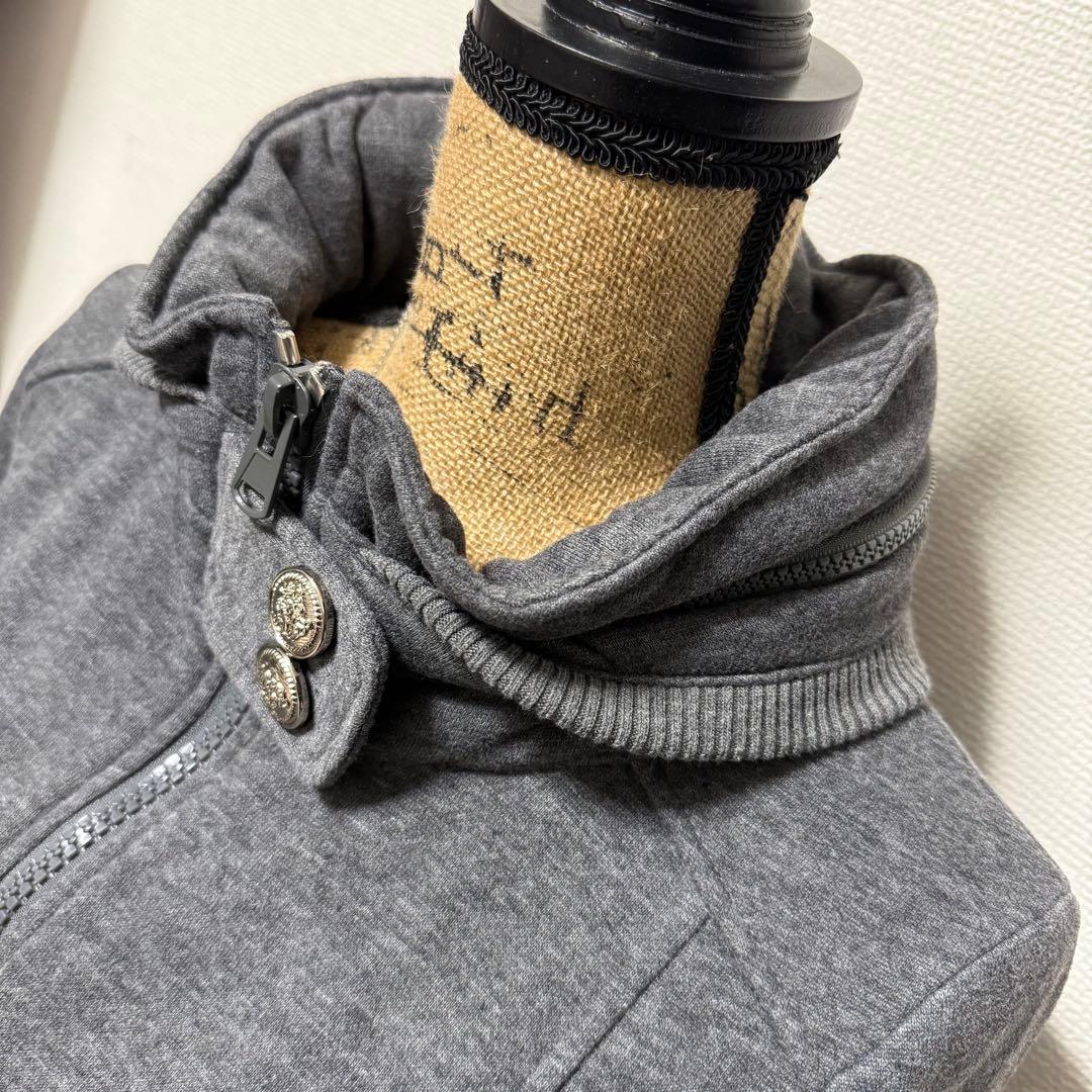 y2k 00s❤︎ギミック グランジ ジップアップ パーカー