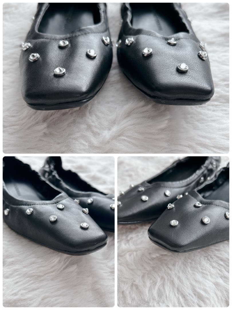 本革✨ツルバイマリコオイカワ★Millenia フラットシューズ　バレエシューズ