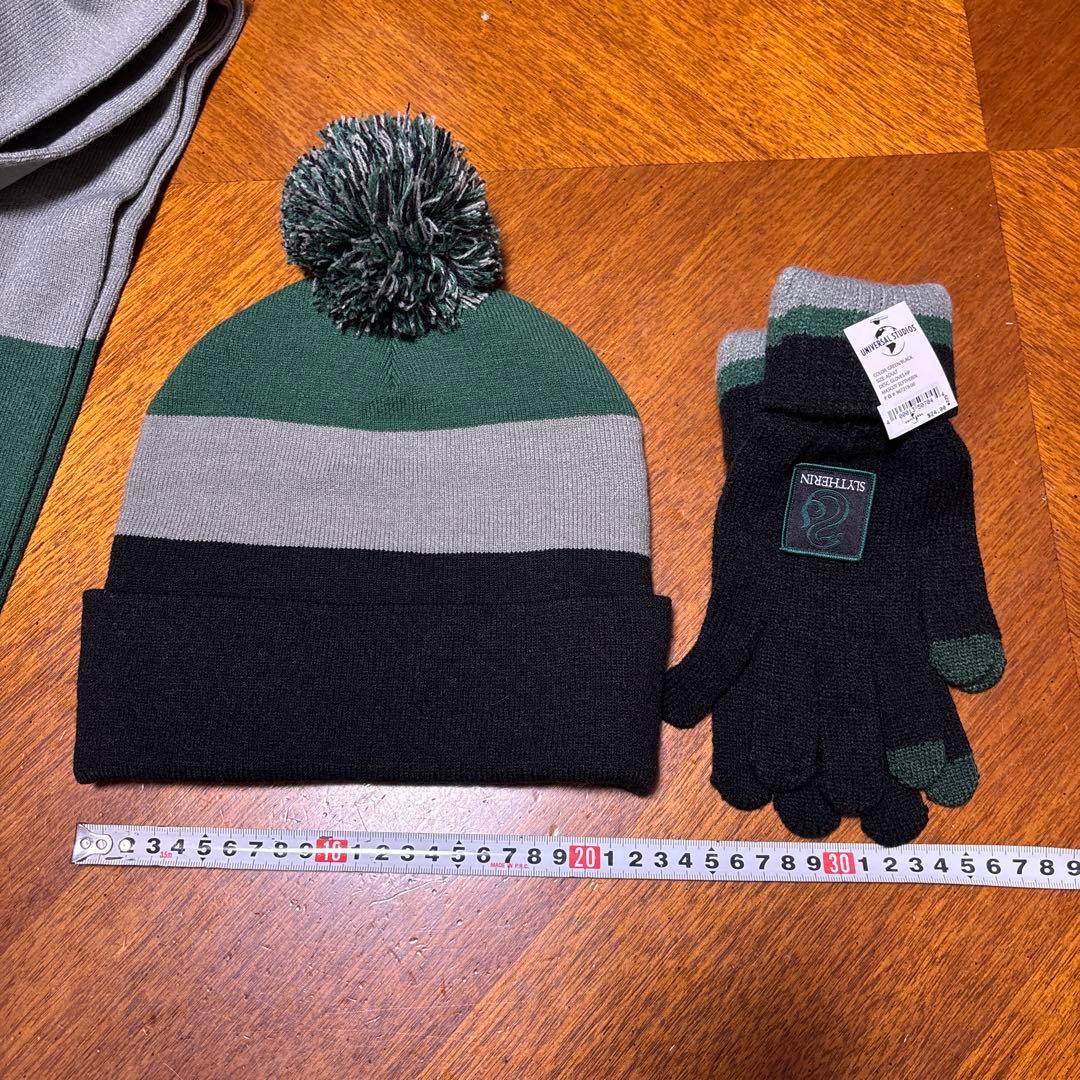 新品　ハリーポッター　ハリポタ　フロリダ　ユニバーサル　ニット帽　マフラー　手袋