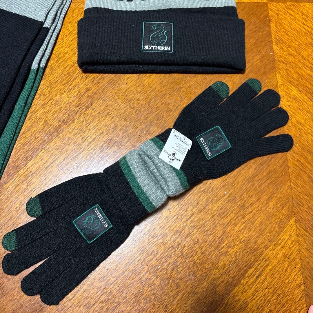 新品　ハリーポッター　ハリポタ　フロリダ　ユニバーサル　ニット帽　マフラー　手袋