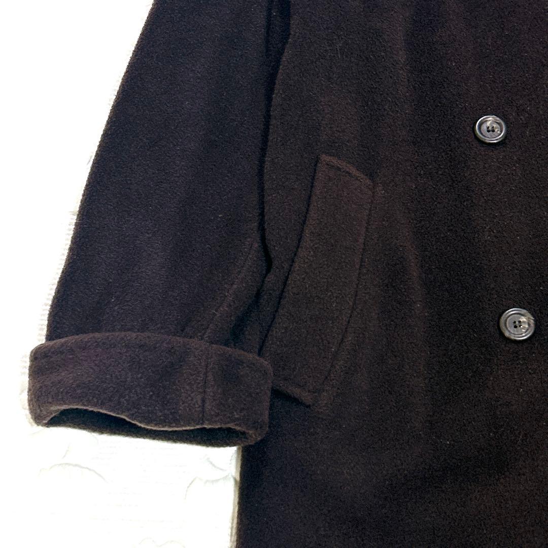 Max Mara MARELLA カシミヤ混ウール ダブルブレストコート 40