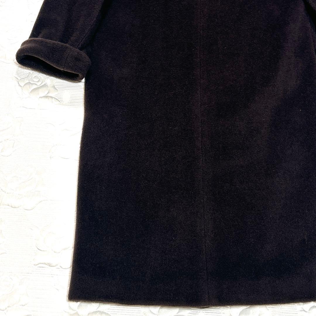 Max Mara MARELLA カシミヤ混ウール ダブルブレストコート 40