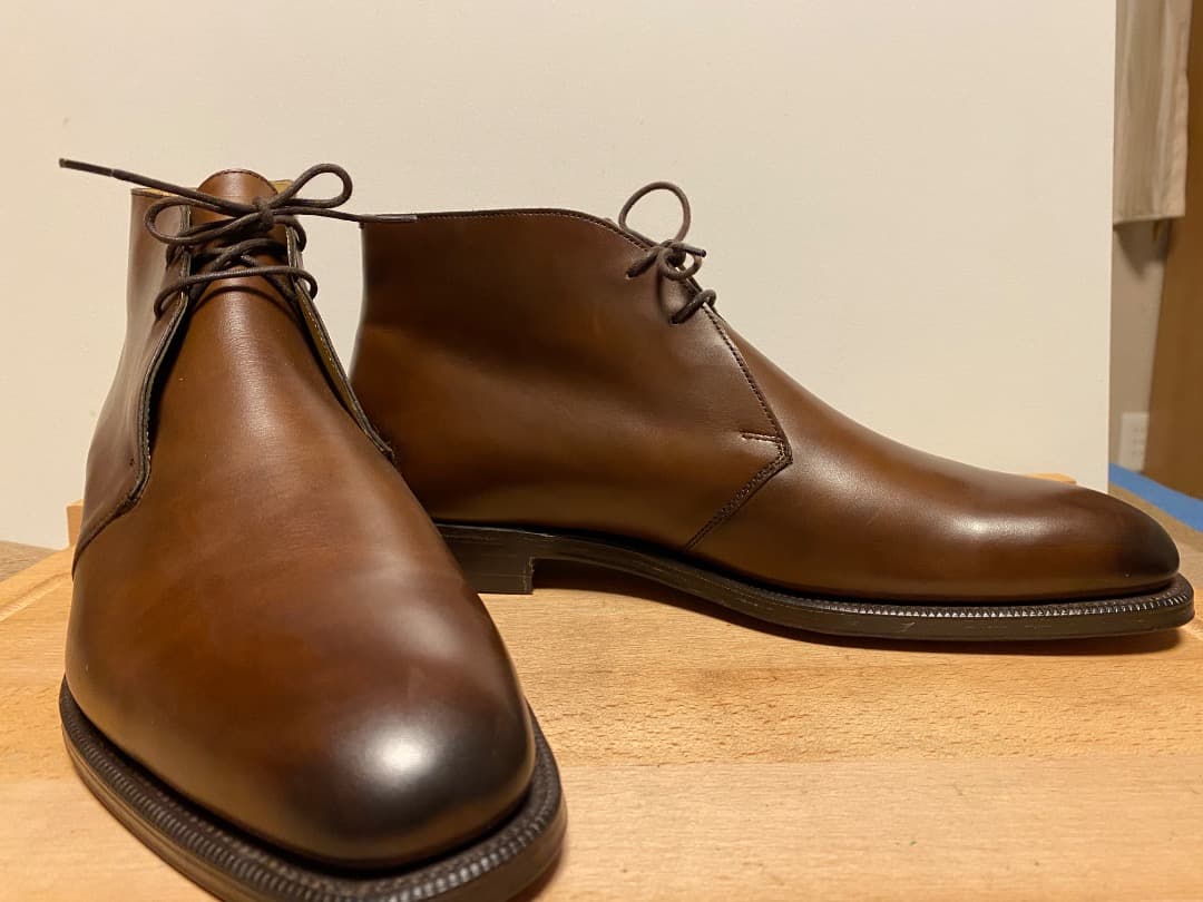 エドワードグリーン 新品未使用　チャッカブーツ　8.5E ラルフローレン別注