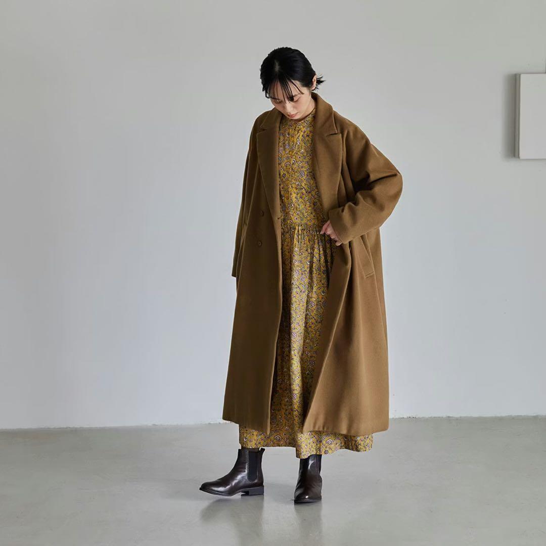 soil ソイル花柄ワンピース　イエロー