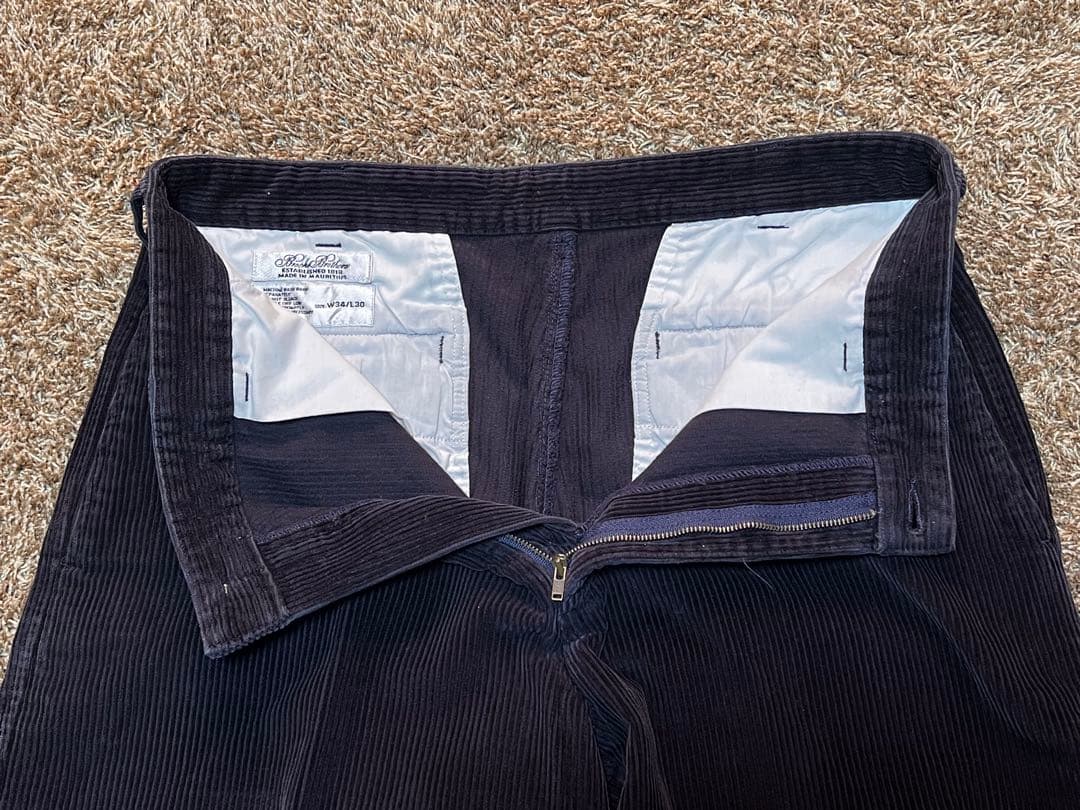 コーデュロイ パンツ ダークネイビー 濃紺 Brooks Brothers