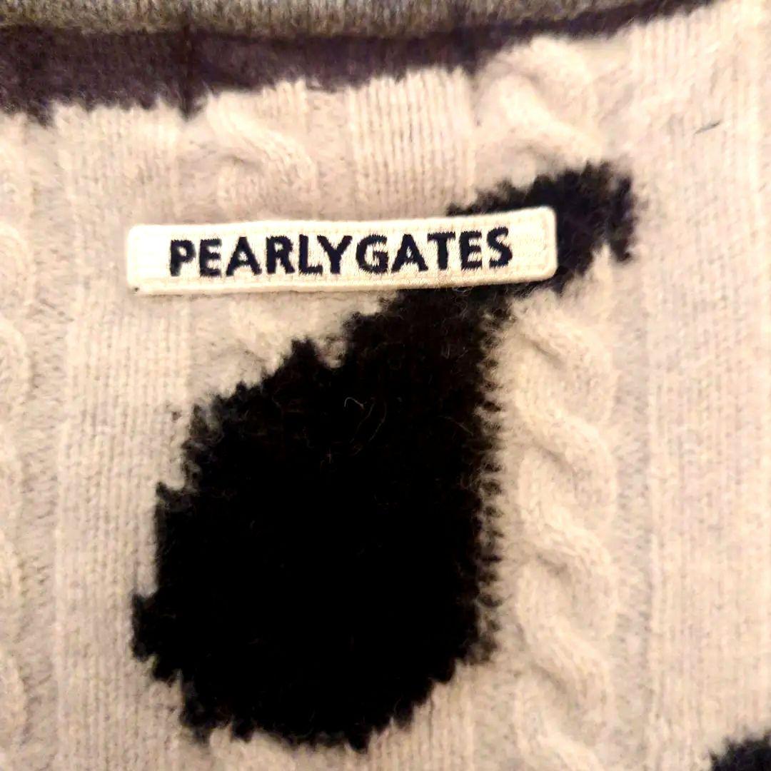 PEARLY GATES 迷彩柄 ニットセーター サイズ5　定価42000円