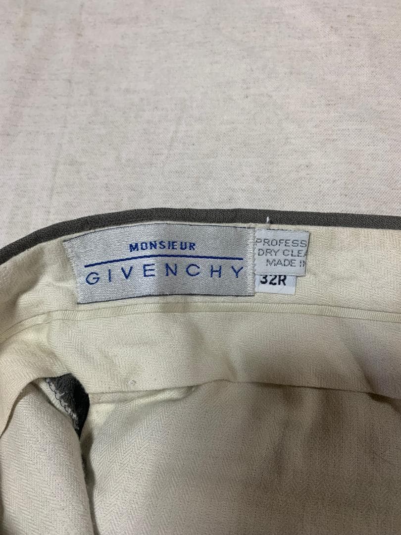 80s ジバンシー GIVENCHY 3タック スラックス 良サイズ