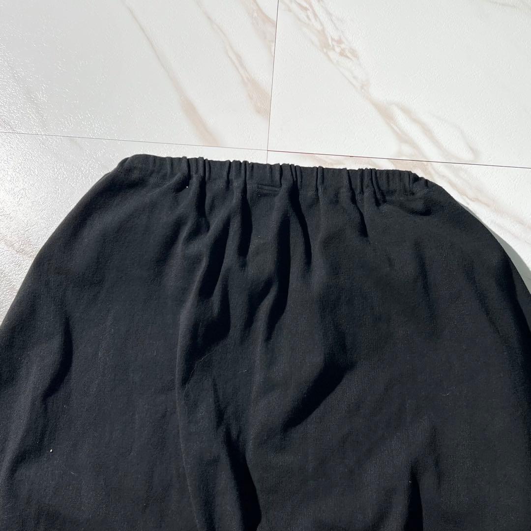 入手困難✨ イッセイミヤケ サルエルパンツ 切りデザイン コットン素材 黒色