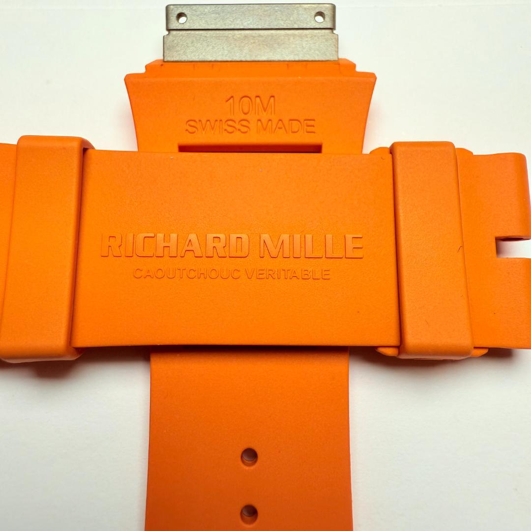 リシャールミル ラバーストラップ ベルト RM10 STRAP ORANGE M