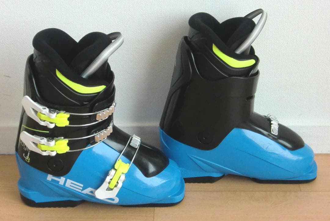 ■■送料無料■サロモン＋ヘッド■ジュニア用スキー4点セット■板130/靴23■■