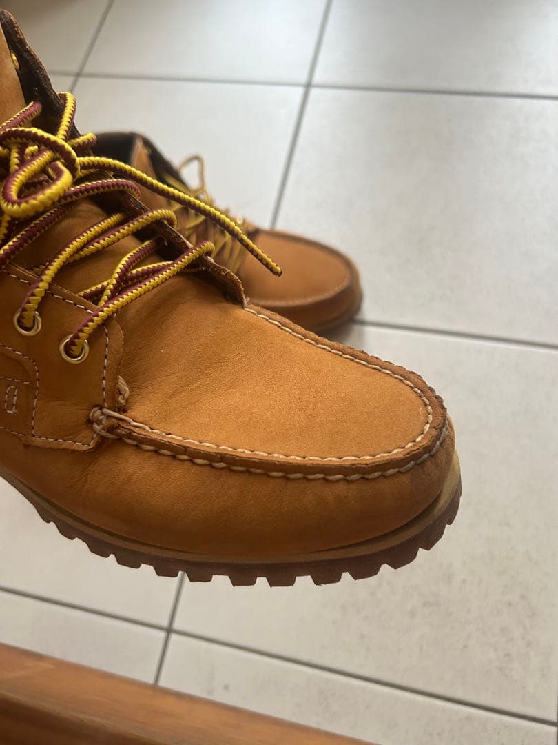 Timberland ブラウン モカシンブーツ US 9.5
