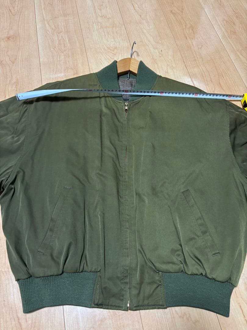 ケンゾー⭐︎KENZO HOMME バックロゴ MA-1 ブルゾン カーキ