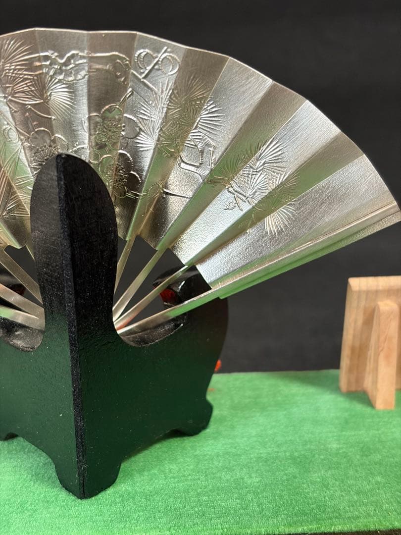 伝統工芸士・武比古氏による純銀製の扇子