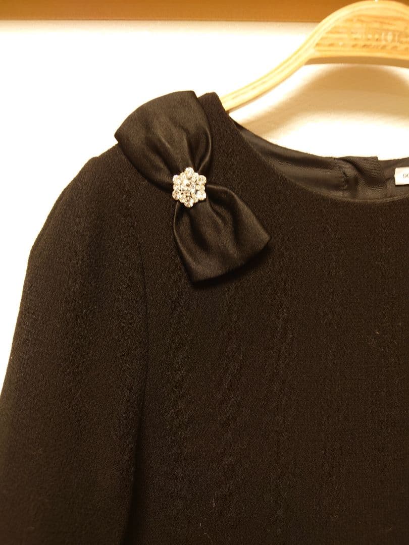 ドルチェ&ガッバーナDolce & Gabbana フォーマルブラックワンピース