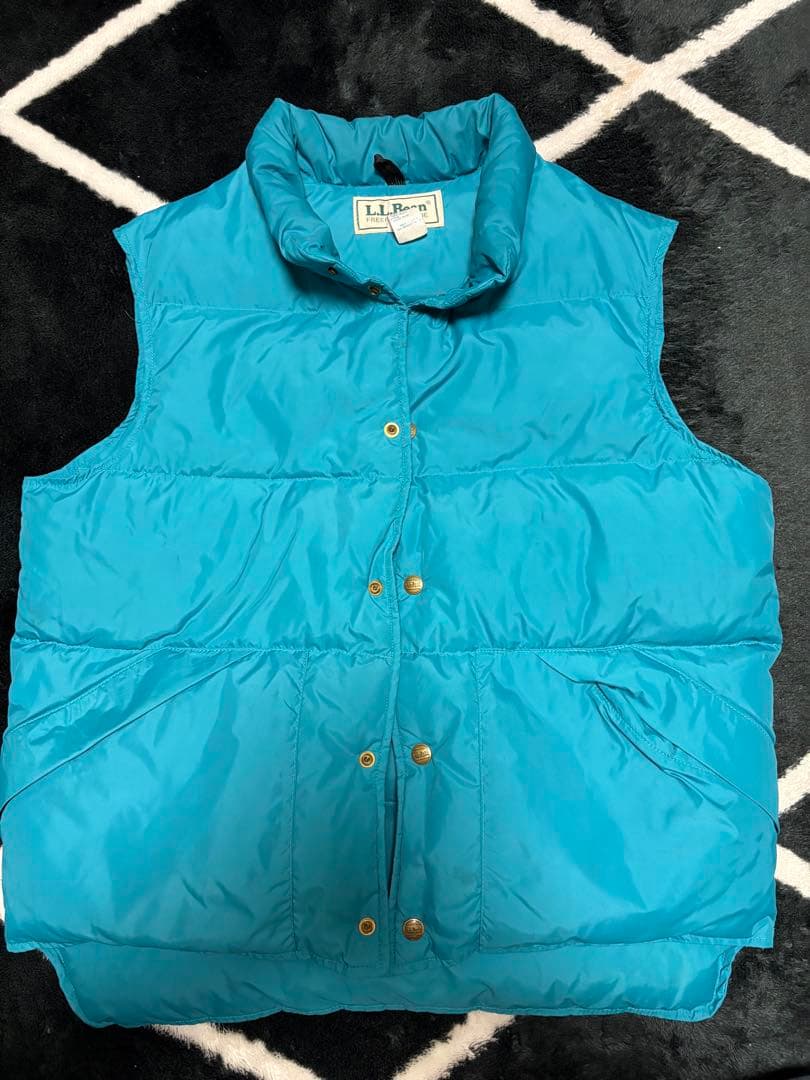 米国製 【80s】エルエルビーン ダウンベストサイズM