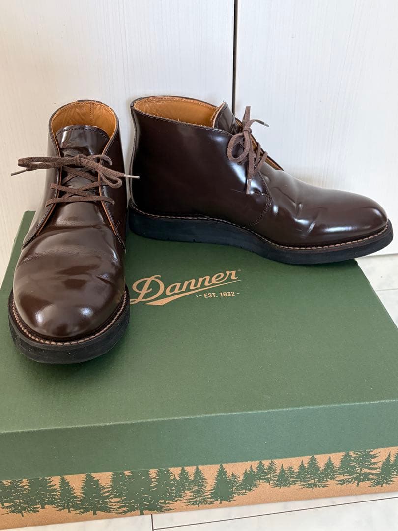 Danner ダークブラウン チャッカブーツ 26cm