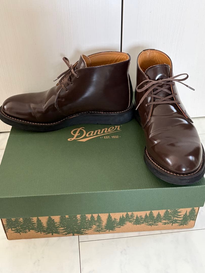 Danner ダークブラウン チャッカブーツ 26cm
