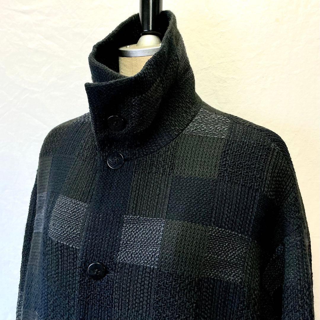 JURGEN LEHL ウール モザイク ツイード コート ジャケット ヨーガン