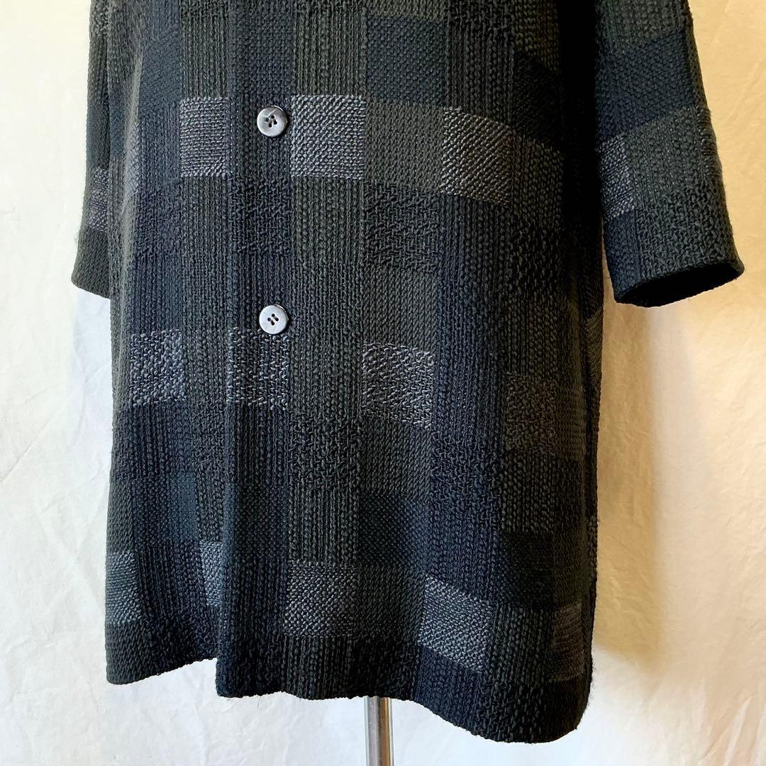 JURGEN LEHL ウール モザイク ツイード コート ジャケット ヨーガン