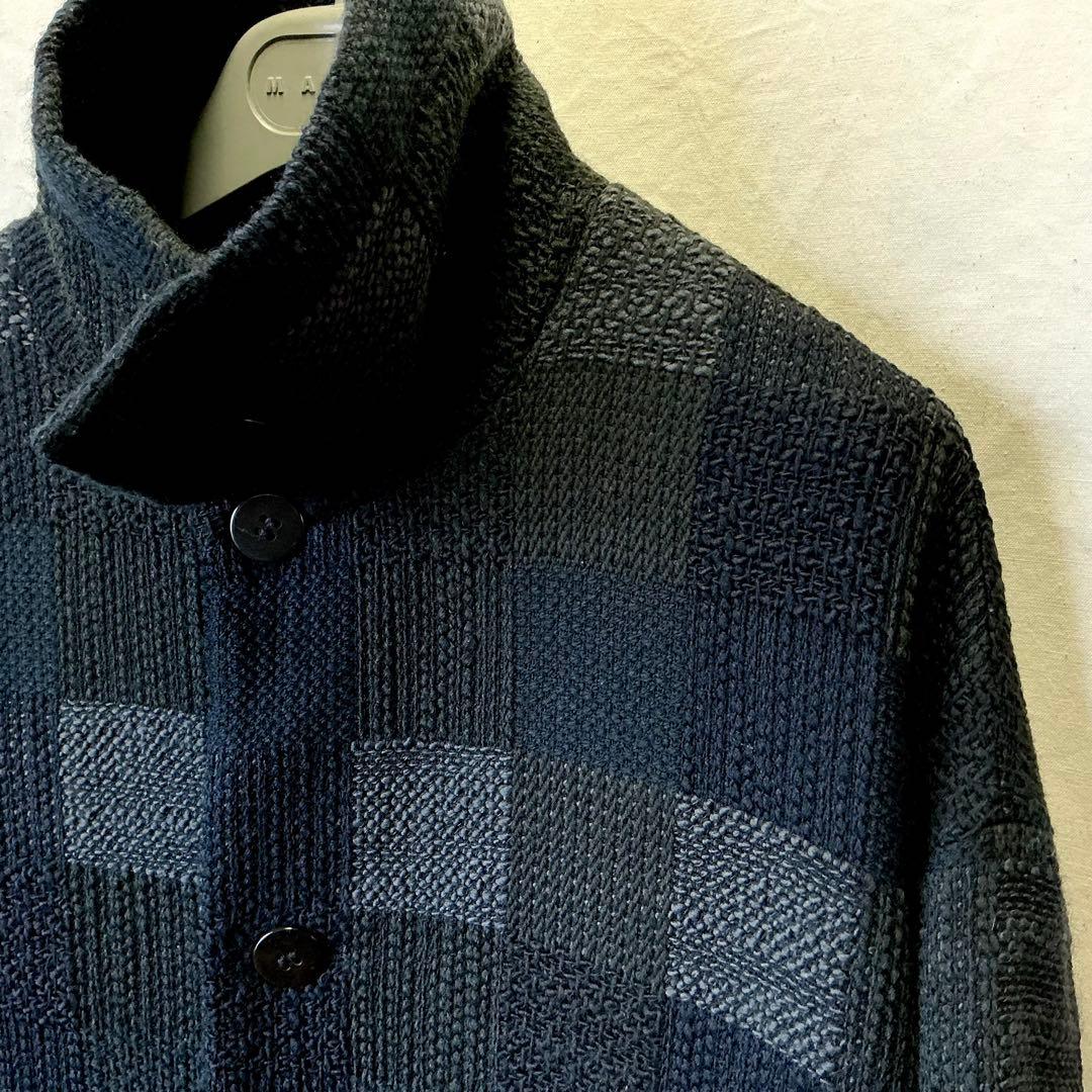 JURGEN LEHL ウール モザイク ツイード コート ジャケット ヨーガン