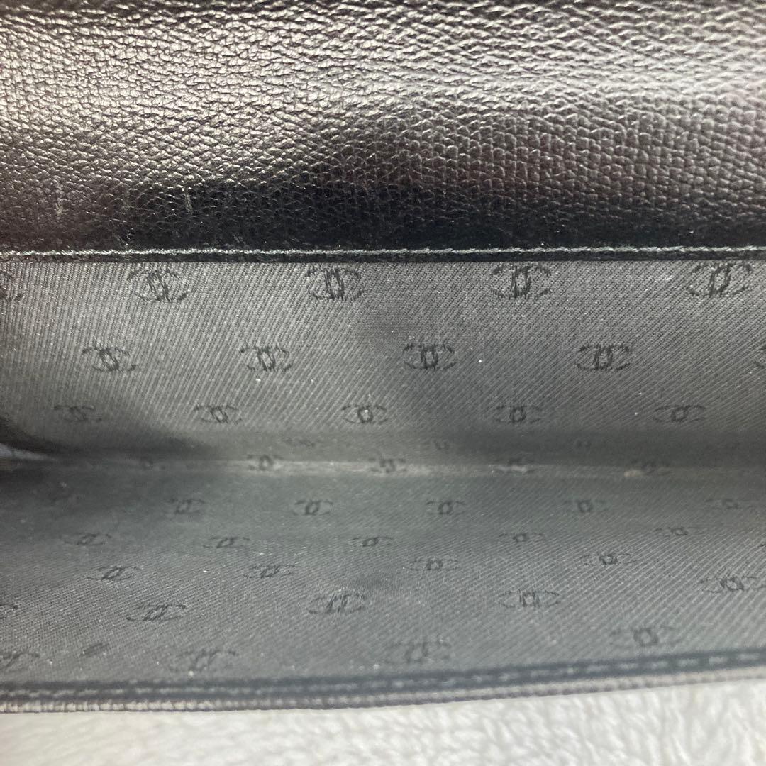 S*)様 CHANELココポタン黒レザー長財布