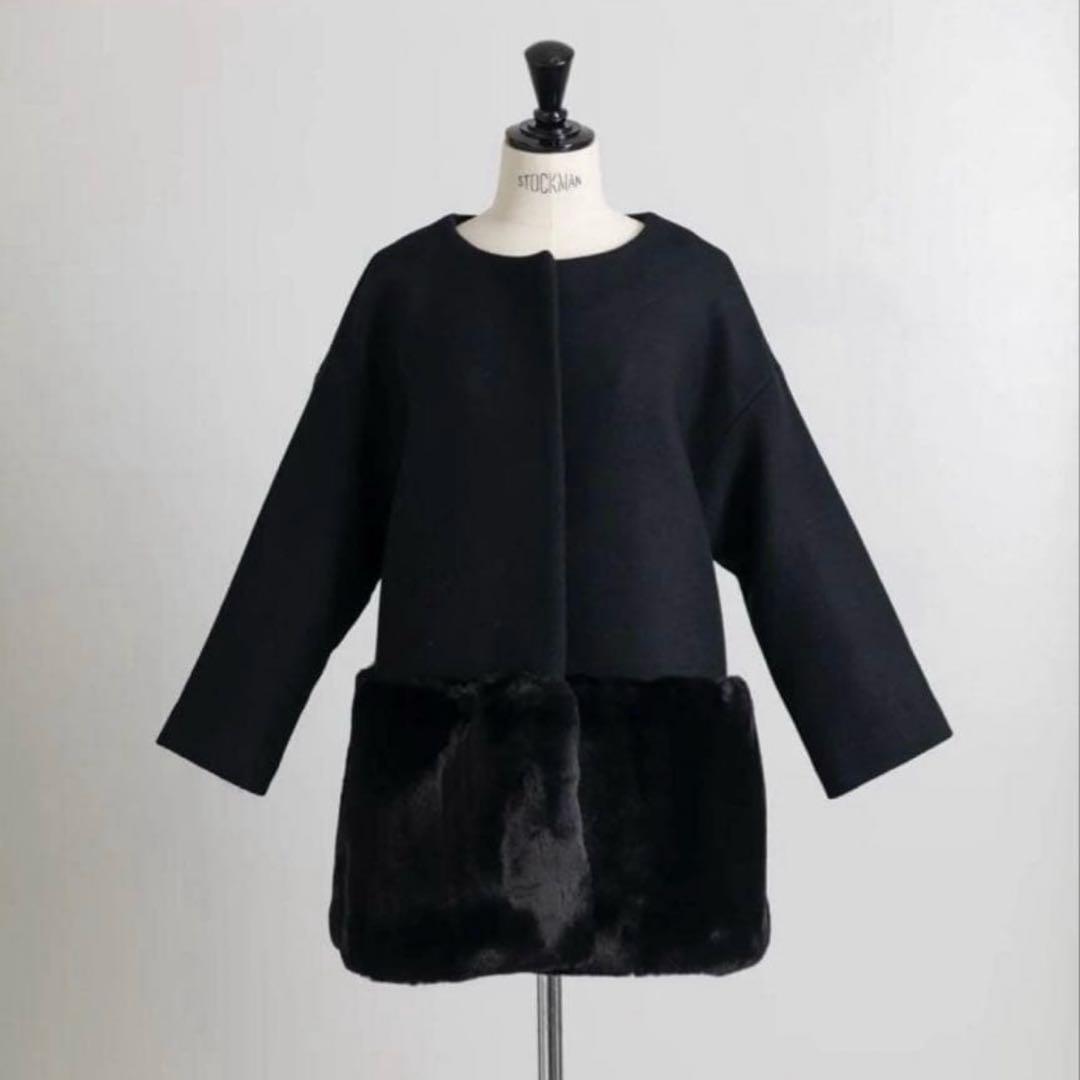 【最終値下げ】エムドット/em. 裾ファーコート