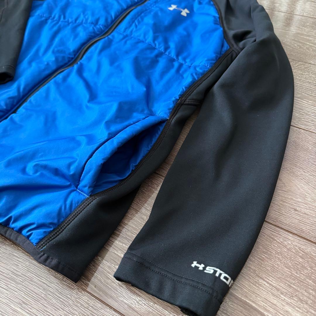 超美品 UA アンダーアーマー ゴルフウェア コールドギア 中綿ジャケット XL