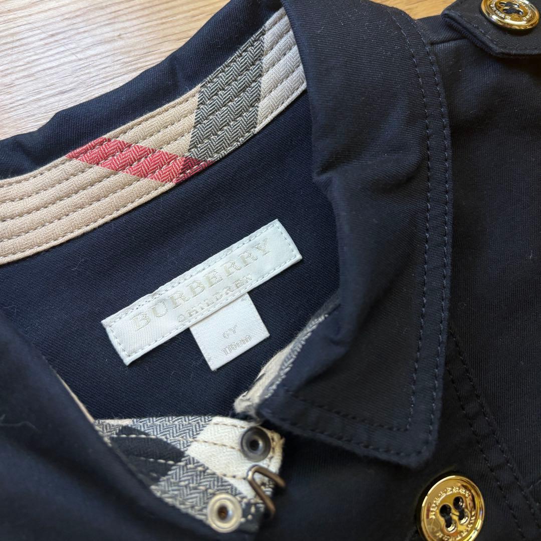 バーバリーチルドレン　トレンチワンピース　6Y 116cm