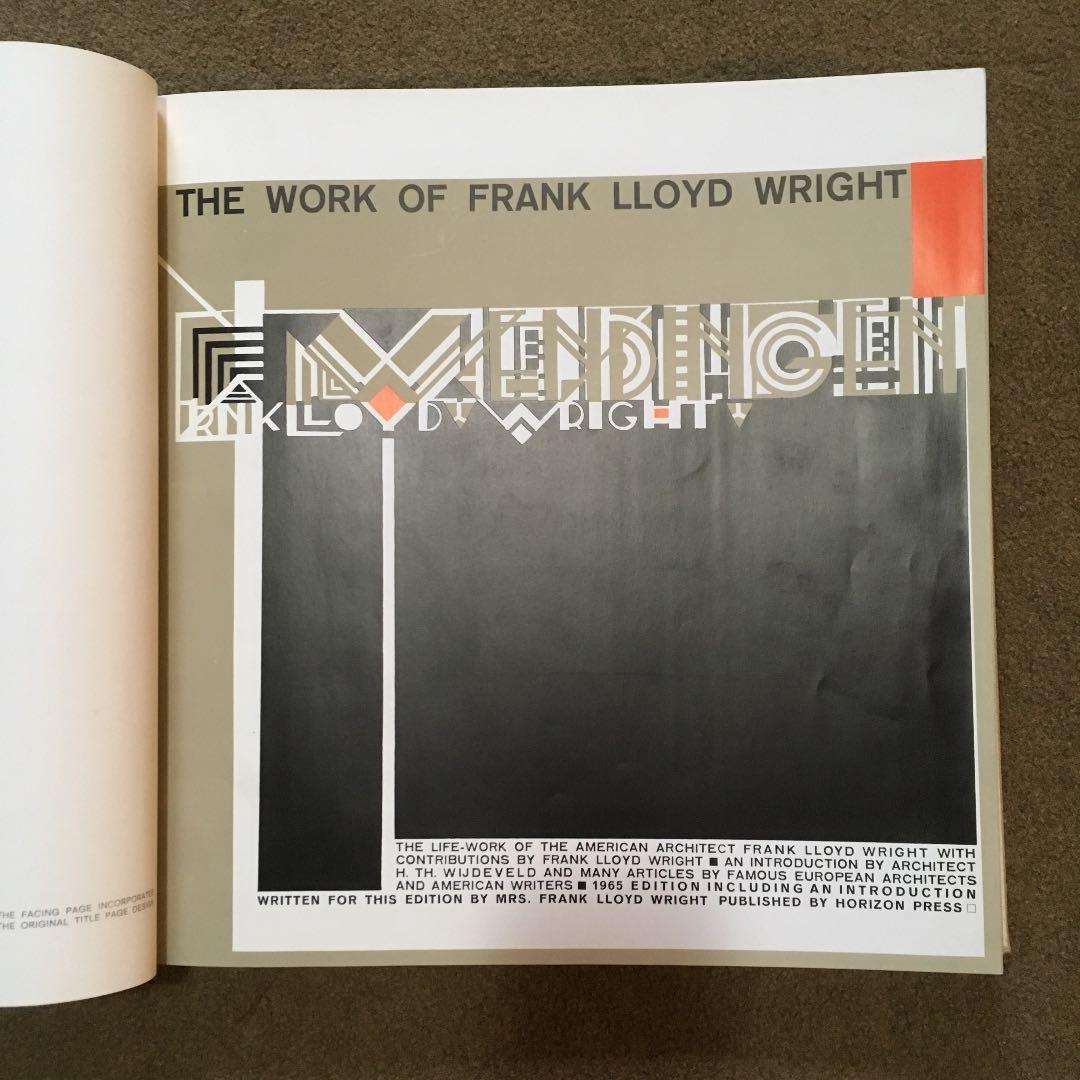 FRANK LLOYD WRIGHT 作品集