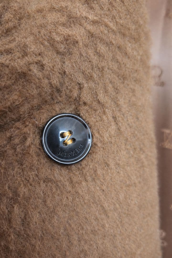 Max Mara 表記 ヴィンテージ テディベア フーデッドコート