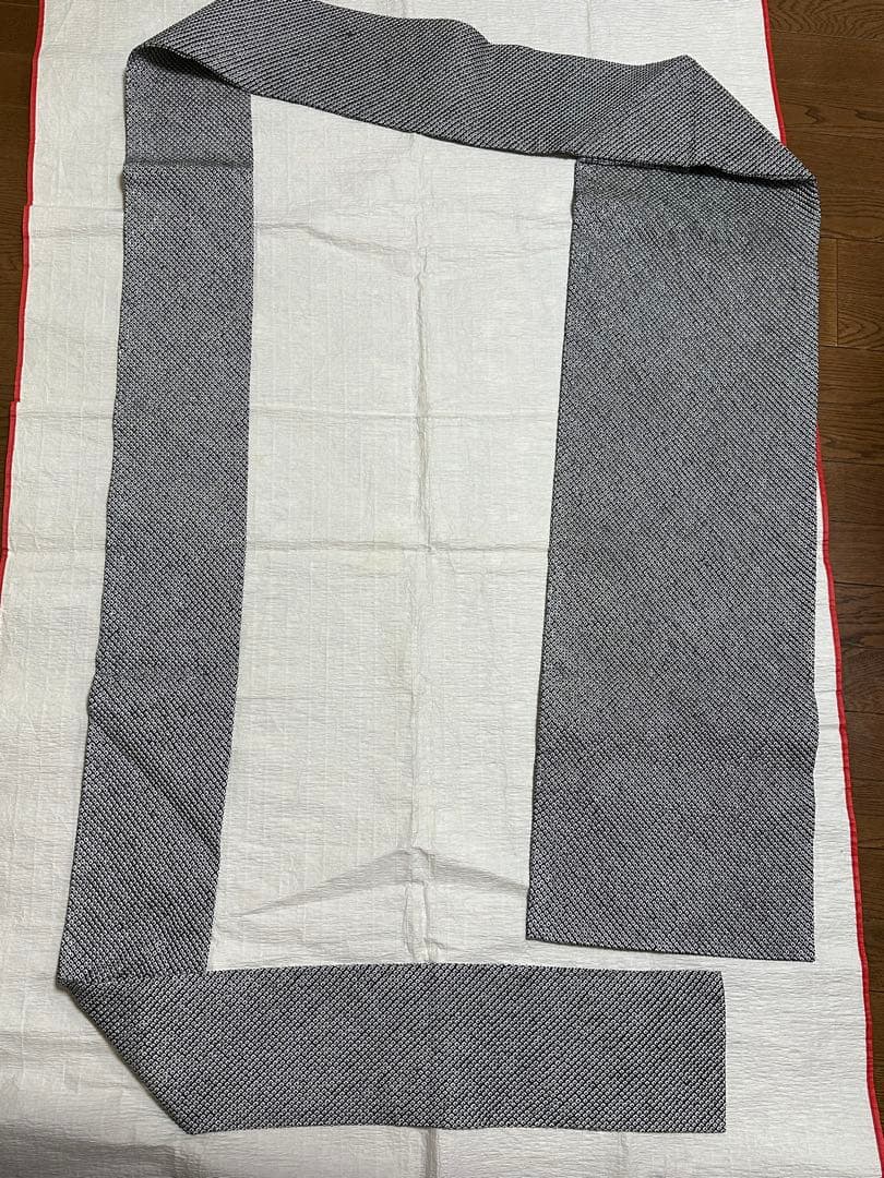 未使用　鹿の子絞り　総絞り　絞り　名古屋帯　帯