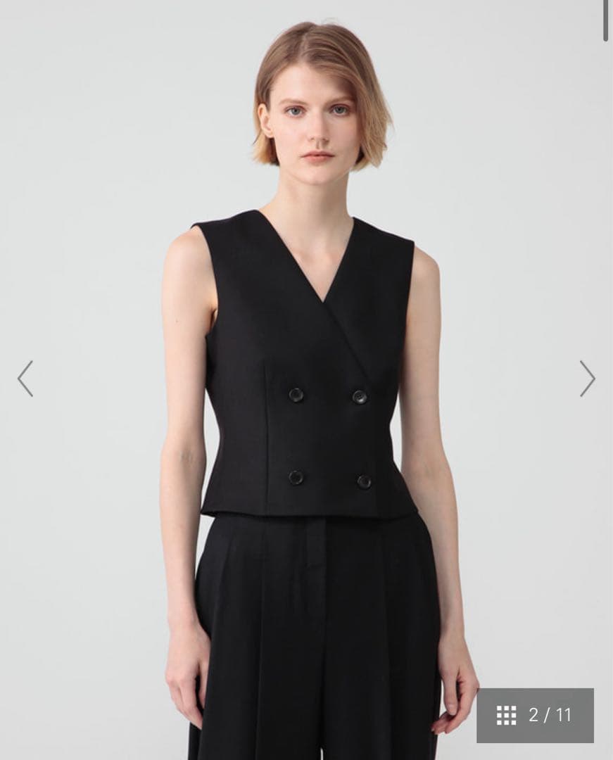 2025FW 新作 現行品 ベスト ブラック