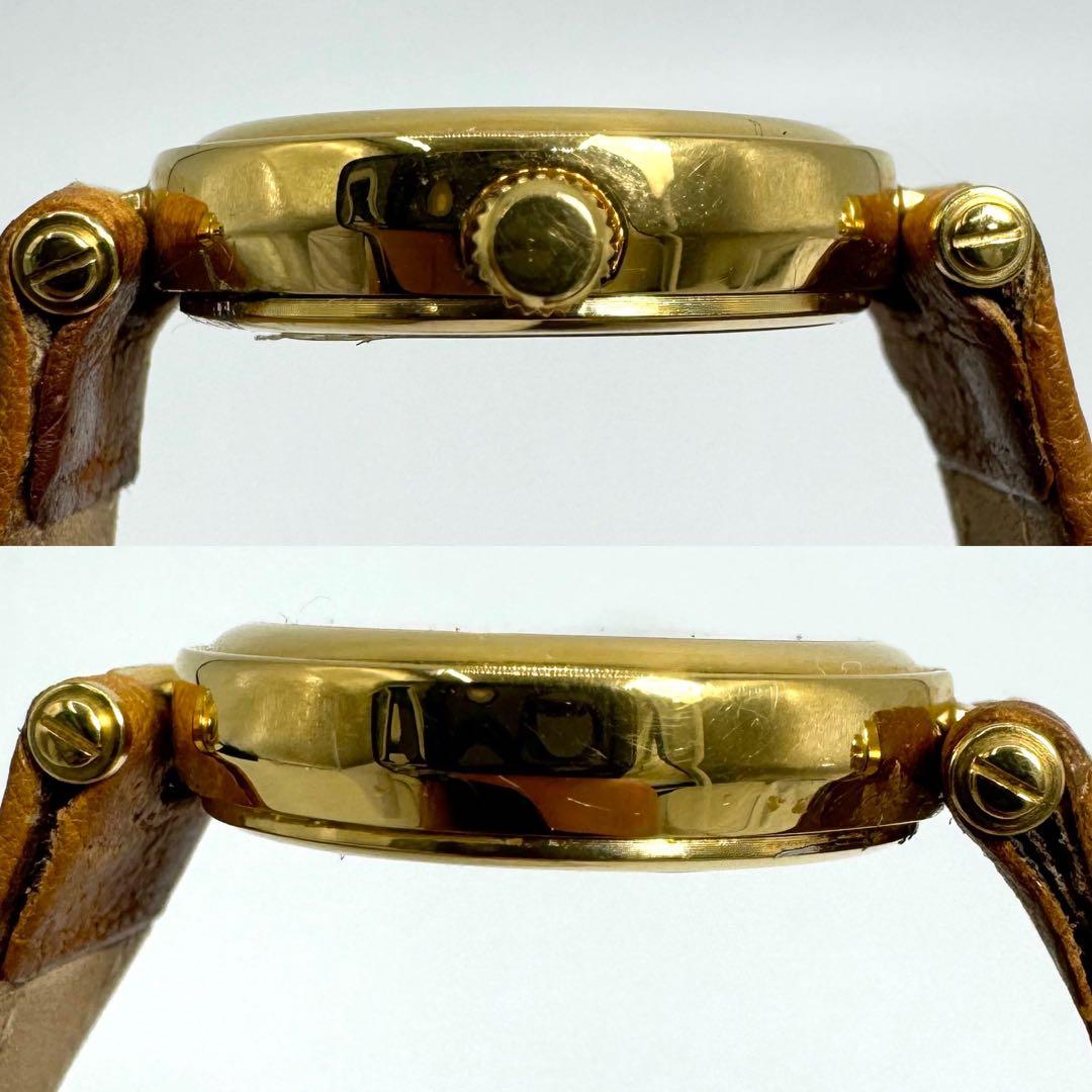 ディオール 腕時計 クォーツ レディースウォッチ ゴールド レザー