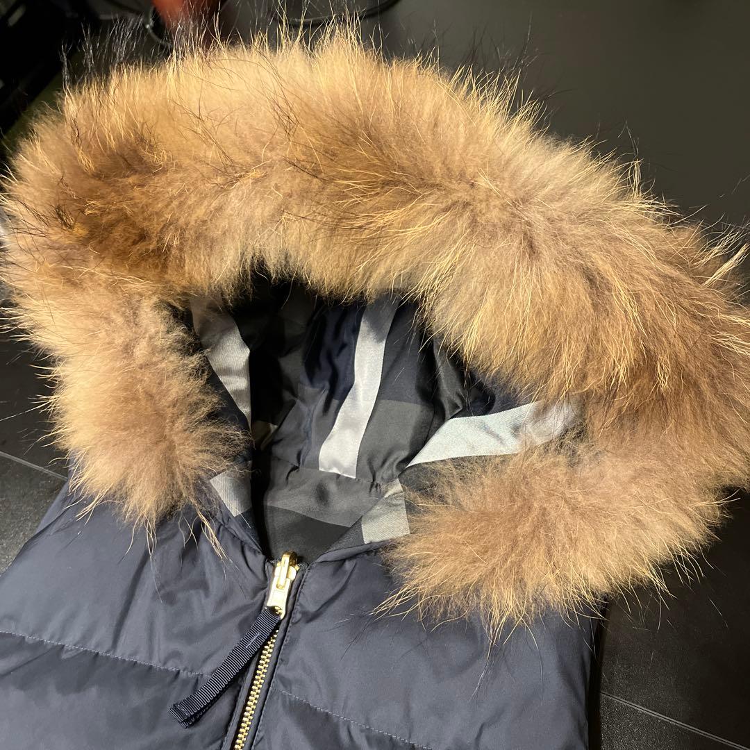 美品⭐️ブルーレーベルクレストブリッジ リバーシブル チェック ダウンベスト 38