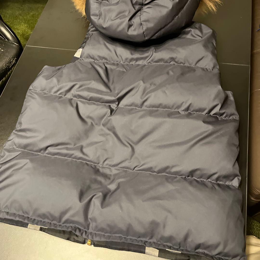 美品⭐️ブルーレーベルクレストブリッジ リバーシブル チェック ダウンベスト 38