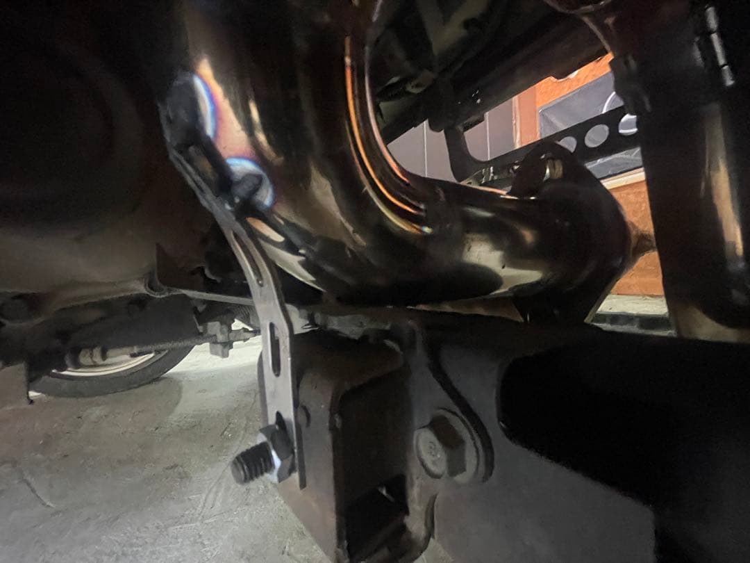 REX　tt系サンバーワンオフマフラー　(BRZ純正マフラーカッター付き)