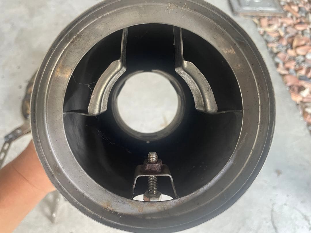 REX　tt系サンバーワンオフマフラー　(BRZ純正マフラーカッター付き)