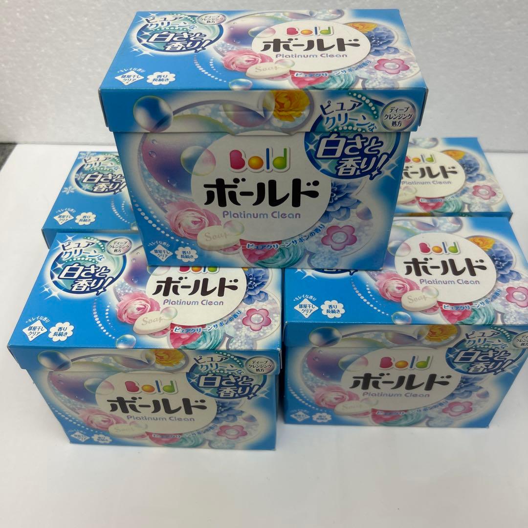 まとめ売り　5ボックス　Bold 洗濯洗剤