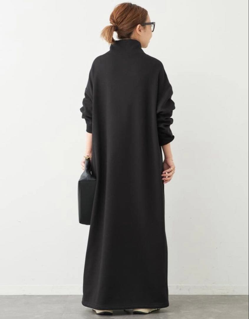 Deuxieme Classe *Warm ジップ ドレス ブラック 38