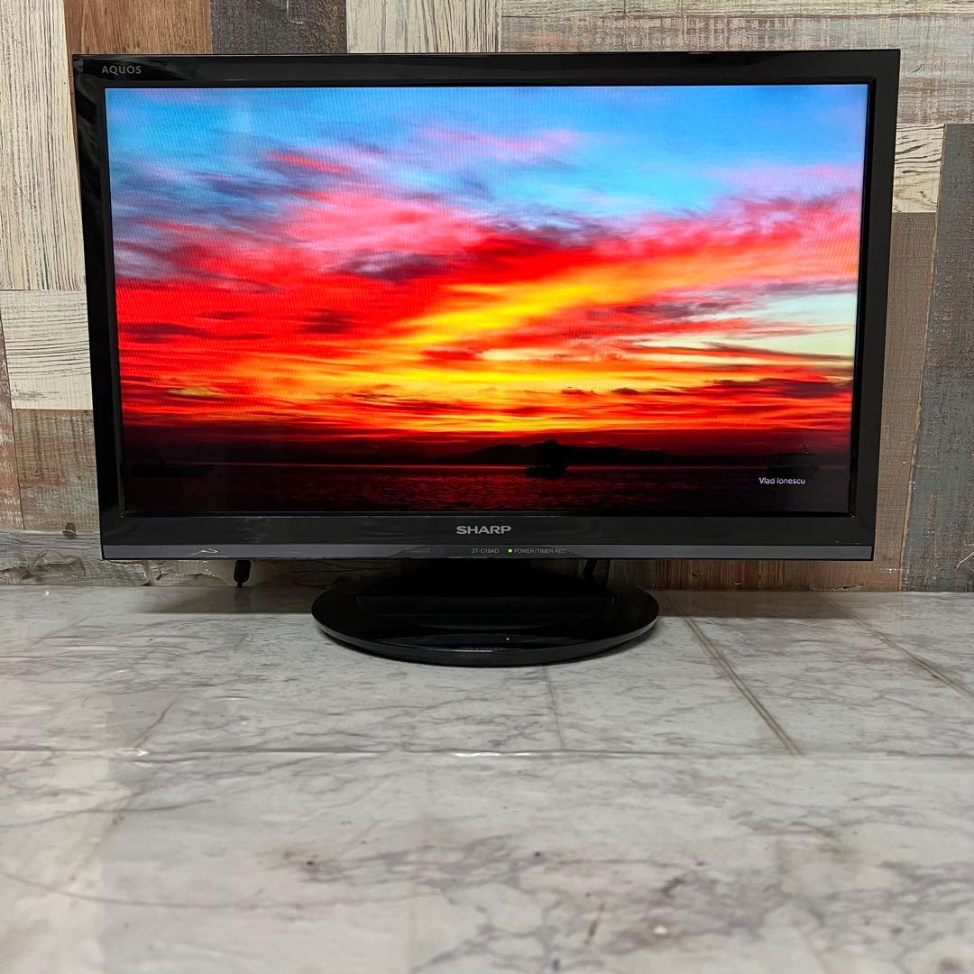 ARAELさん専用全国送料込シャープ19型液晶テレビWチューナー外付けHDD録