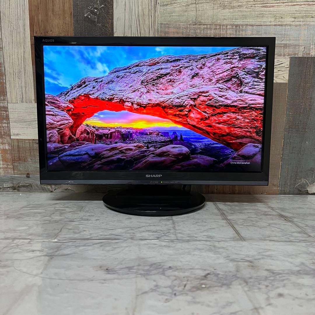 ARAELさん専用全国送料込シャープ19型液晶テレビWチューナー外付けHDD録