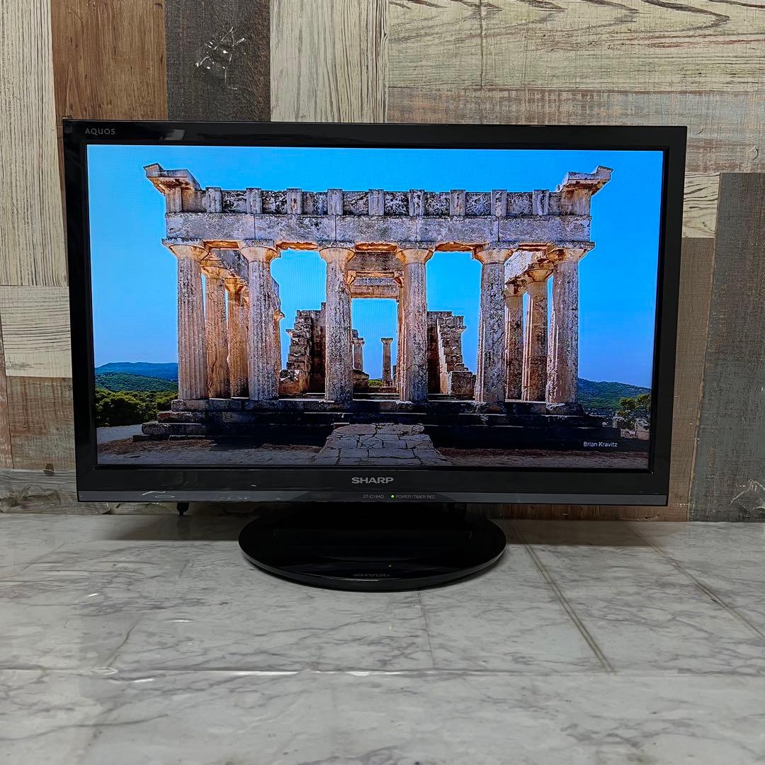 ARAELさん専用全国送料込シャープ19型液晶テレビWチューナー外付けHDD録