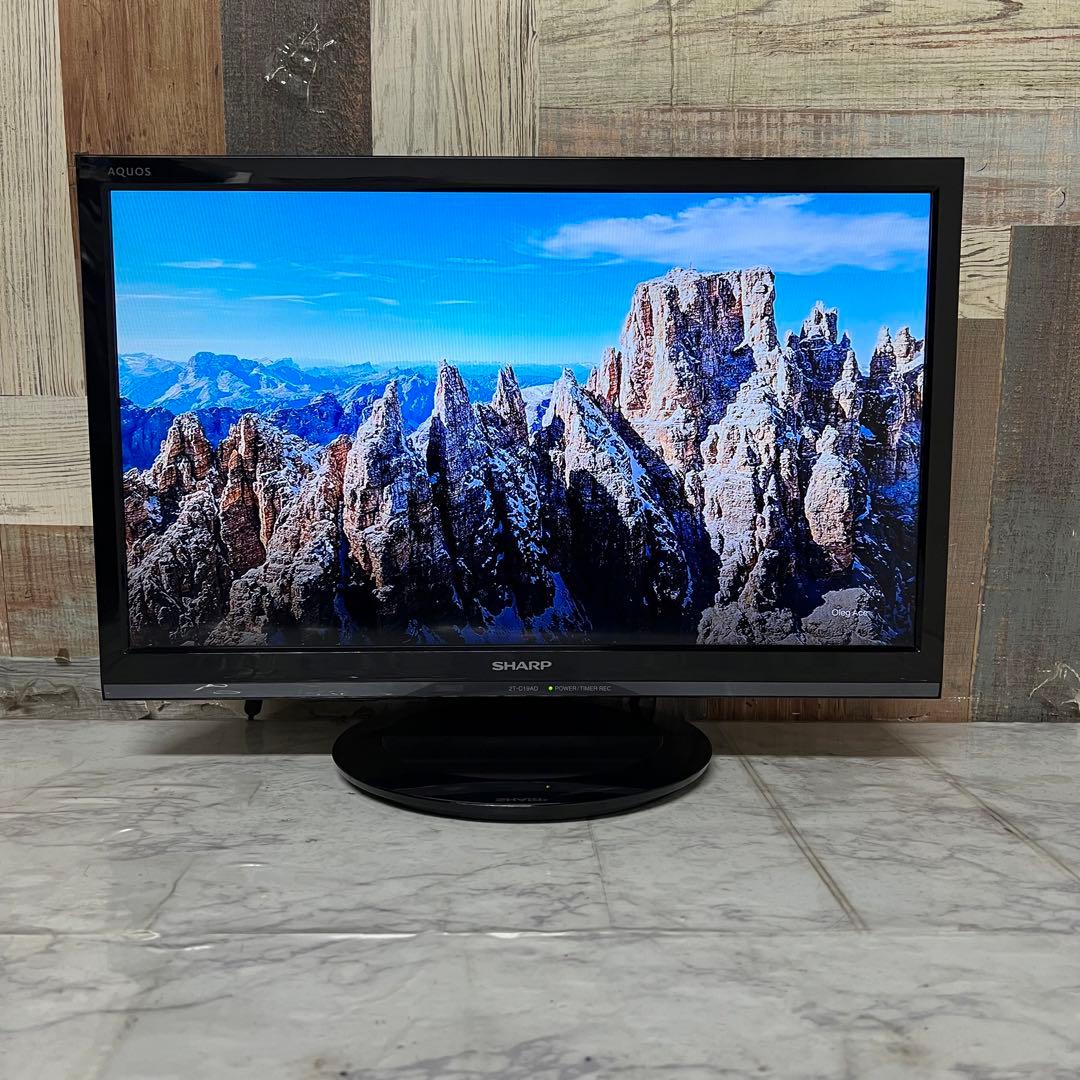 ARAELさん専用全国送料込シャープ19型液晶テレビWチューナー外付けHDD録