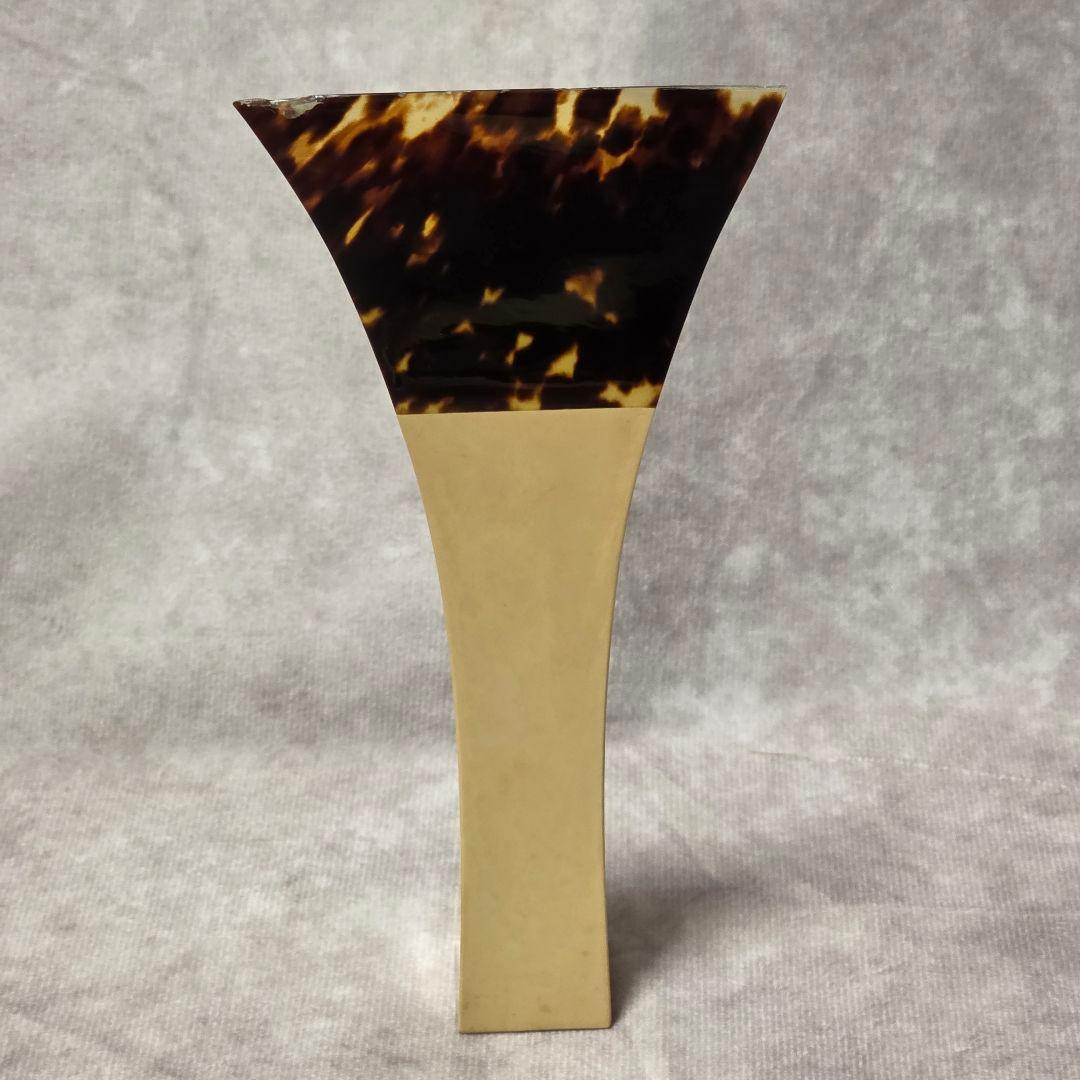 三味線 撥 バチ ケースつき　開き約8.7cm一部欠けあり　本鼈甲