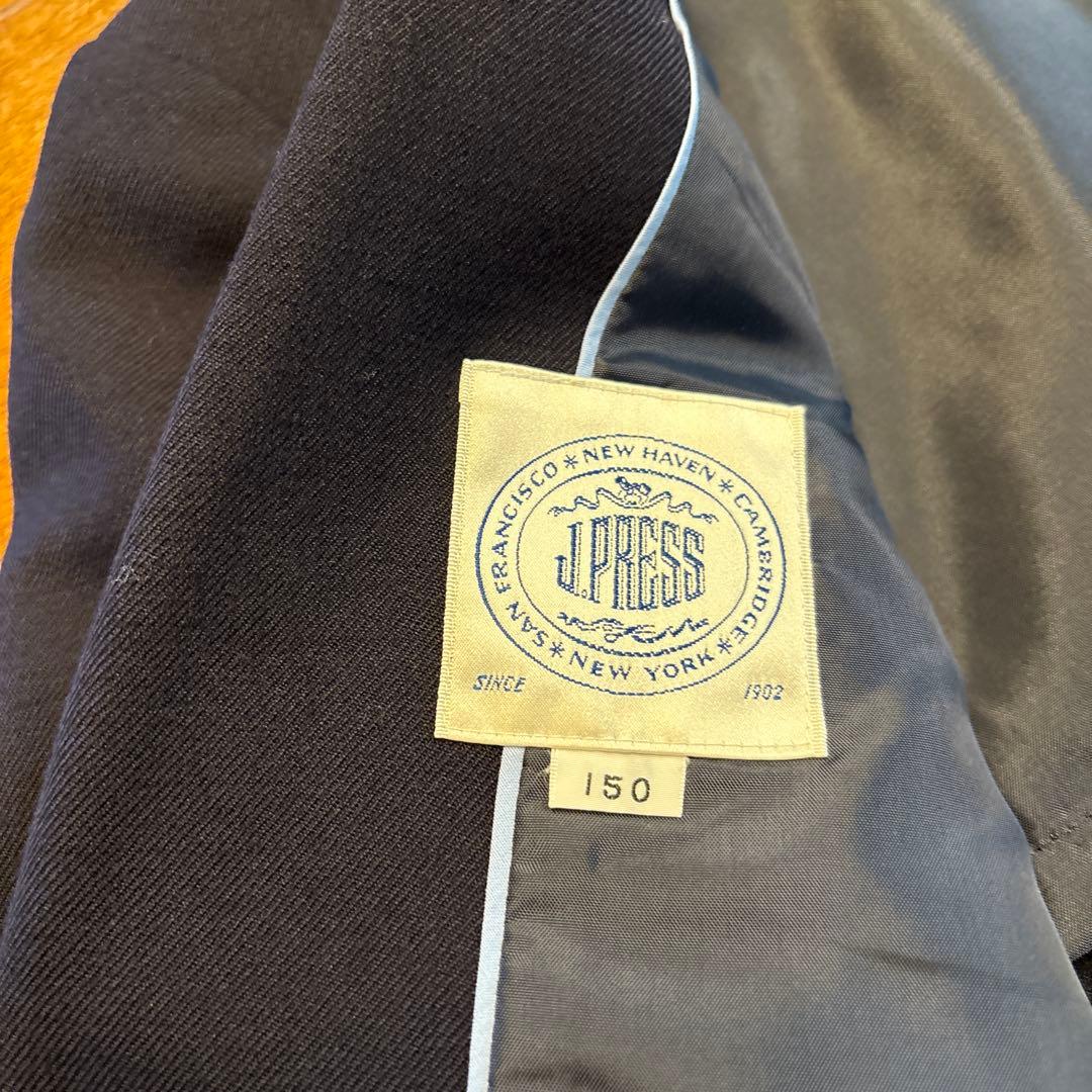 J.PRESS紺ジャケット150.Poloパンツ140.白シャツ150セット