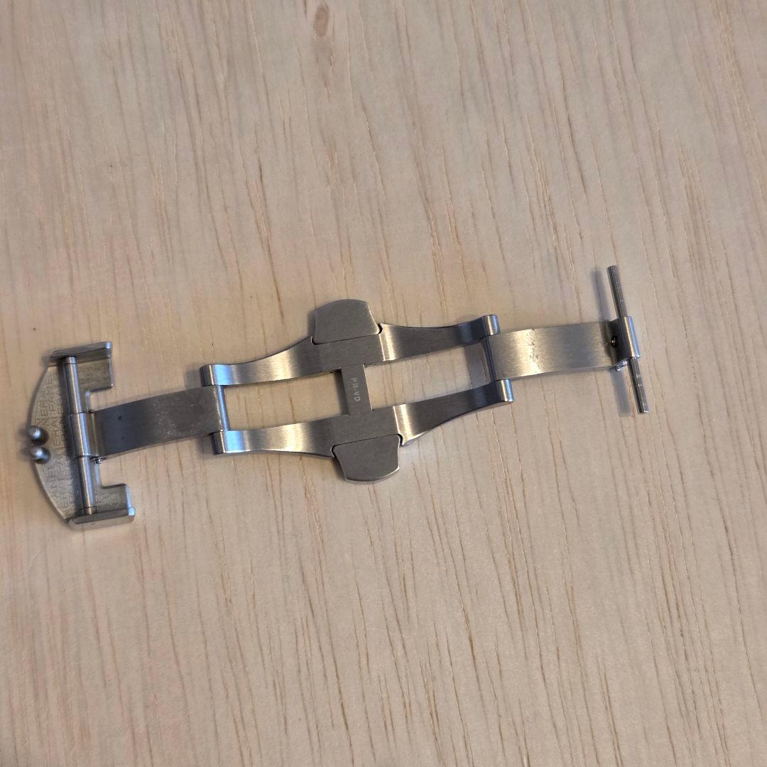 パネライ純正 24/22mm レザーベルト&Dバックル 44mm ルミノール