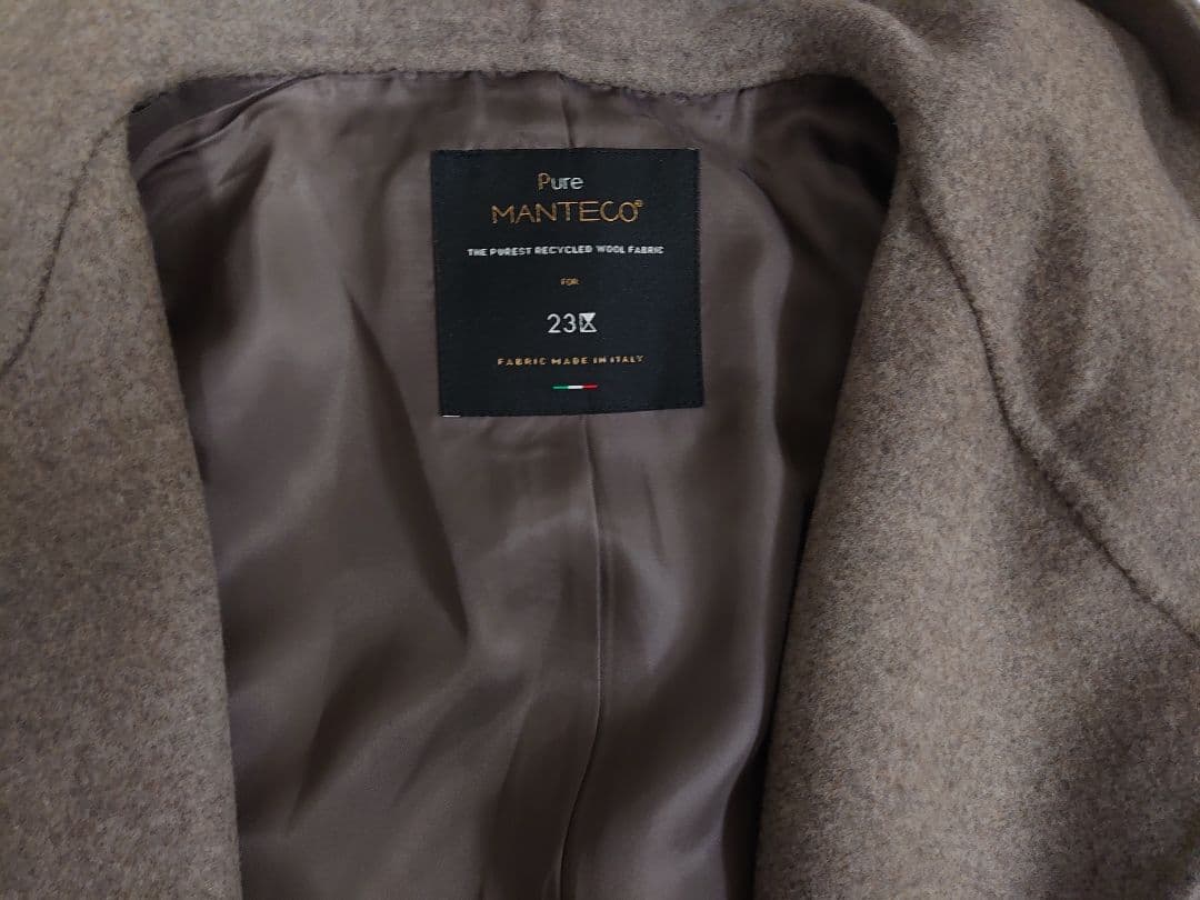 23区 【滝沢眞規子さん着】MANTECOPureリバー フード ロングコート